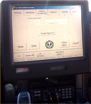 SAPOL Mobile Data Terminal